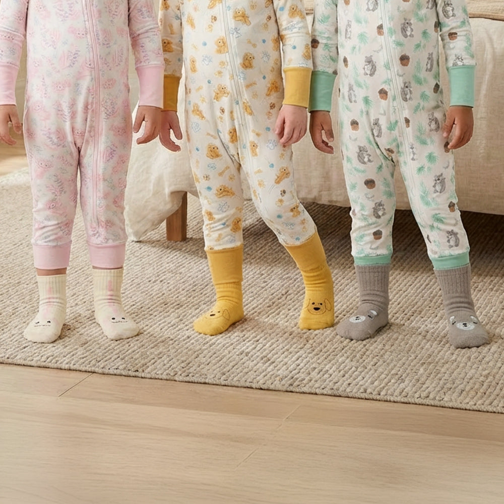 Alternative view of Golden Dog Baby Sock Set