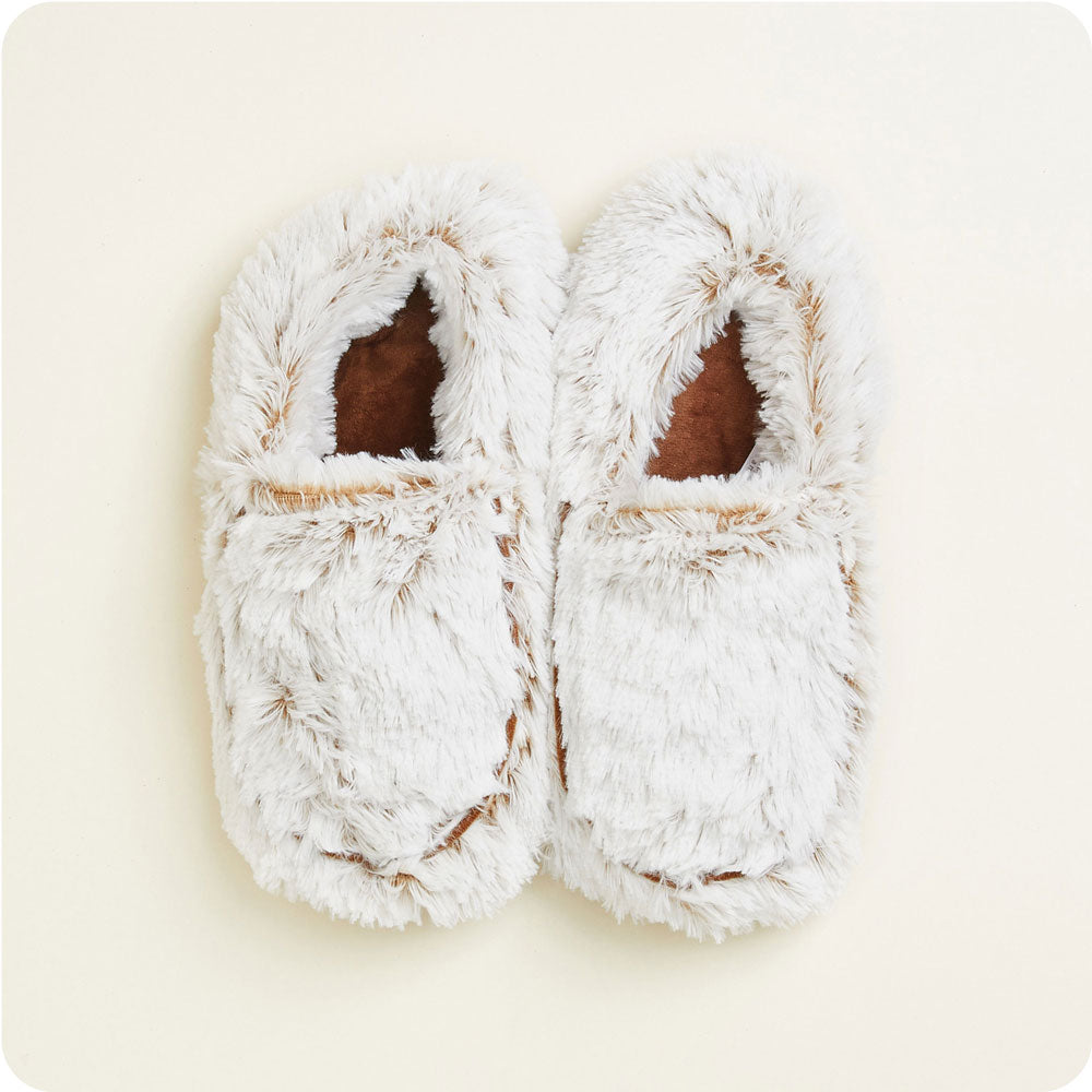 Marshmallow Brown Slippers Warmies
